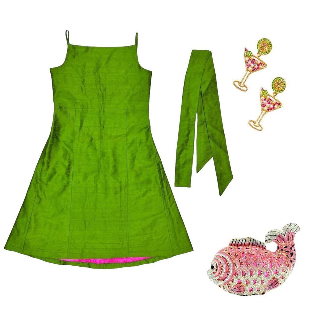 Kimera apple green dress